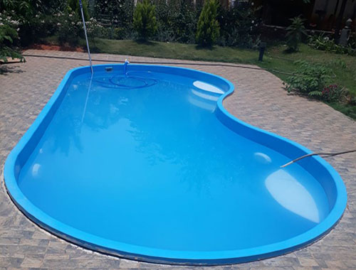 Fiberglass Bean Shaped Swimming Pool Manufacturer in Mumbai